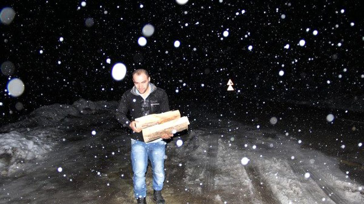 Kastamonu\'da Kar Yağışı