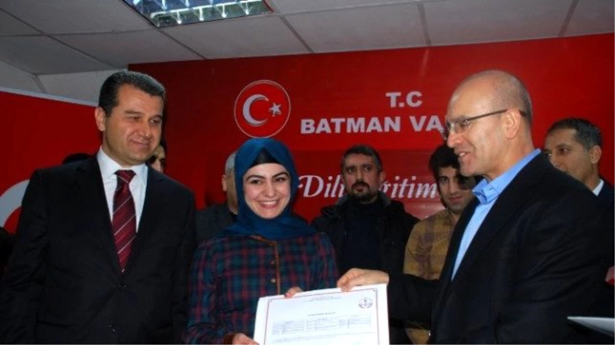 Maliye Bakanı Şimşek Batman\'da Etkinliklere Katıldı