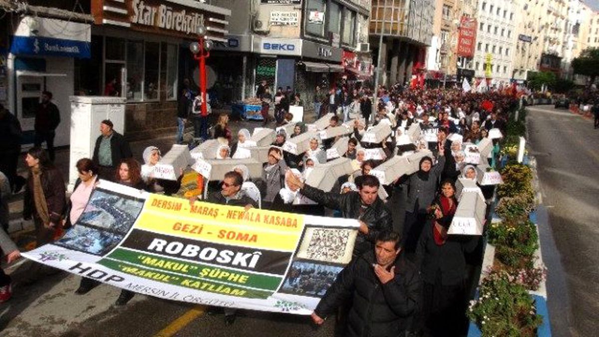 Mersin\'de \'Uludere\' Protestosu