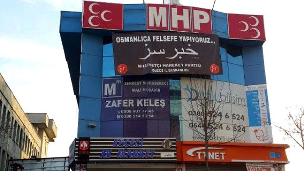 MHP\'den Osmanlıca Tepki