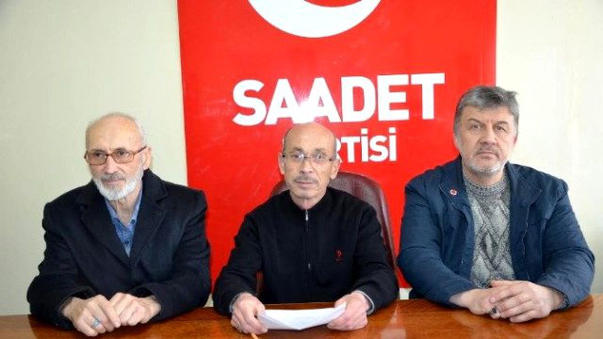 Saadet Partisi\'nden Pazar Toplantısı