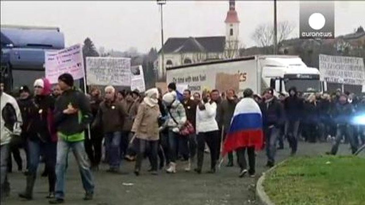 Slovenya\'da Çifte Vergilendirme Protestosu