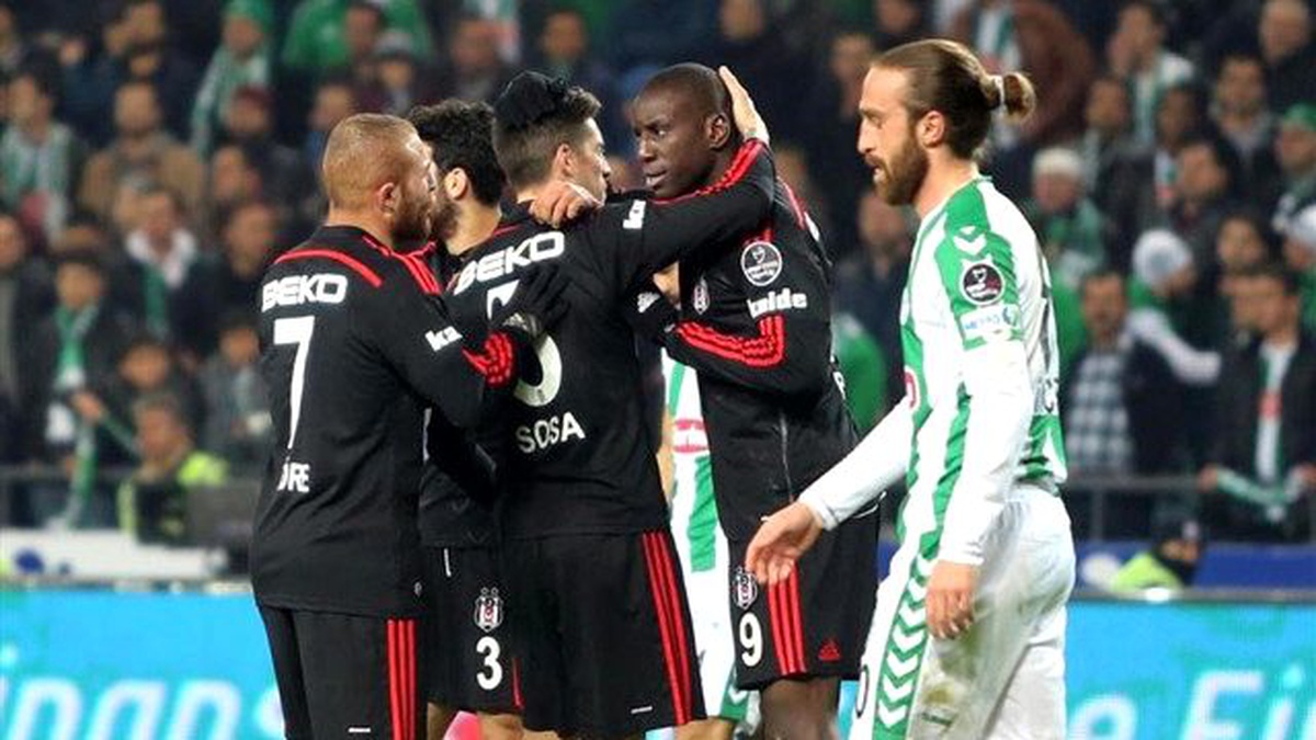 Torku Konyaspor: 1 - Beşiktaş: 2 | Maç Özeti