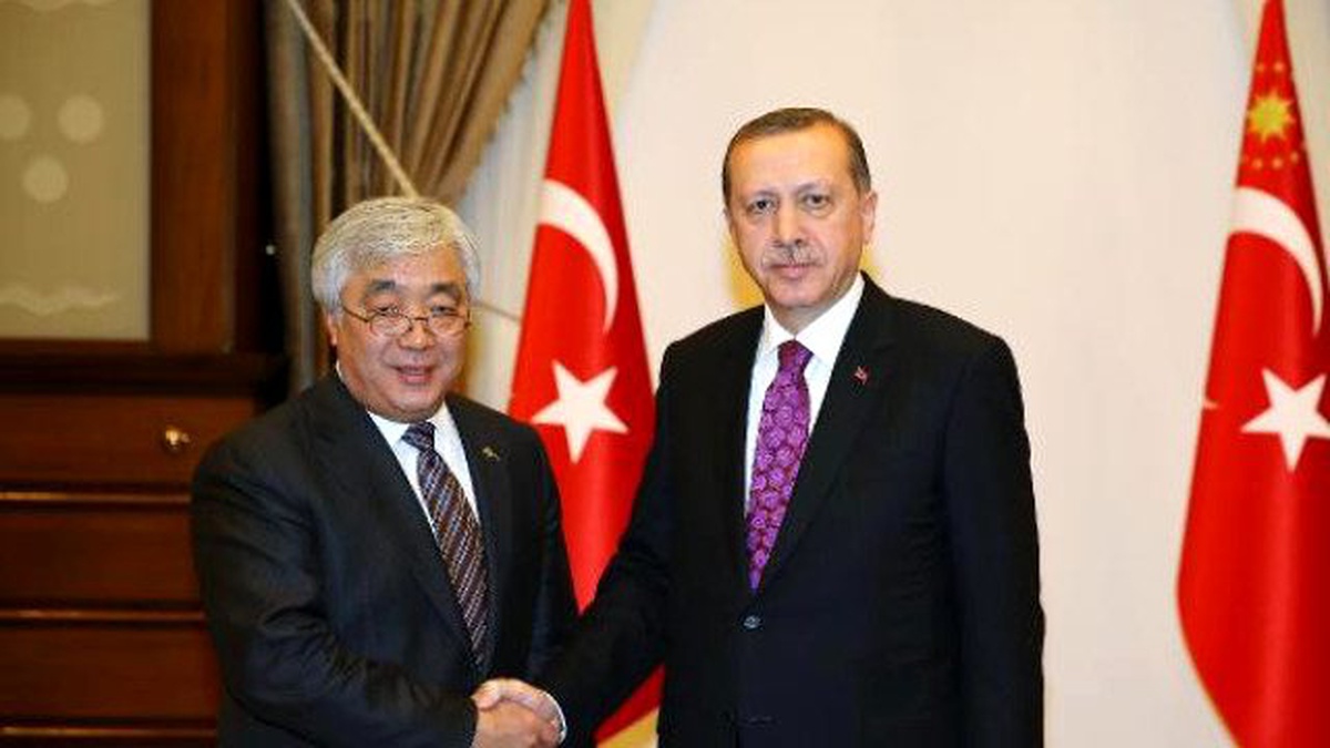 Cumhubaşkanı Erdoğan, Kazakistan Dışişleri Bakanını Kabul Etti
