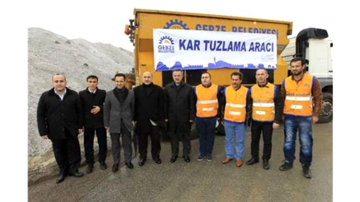 Gebze Kar Yağışına Hazır