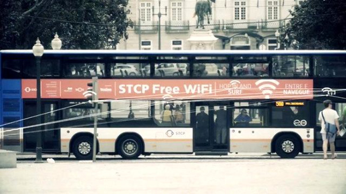 Portekiz\'de Otobüsler Birer Wi-Fi Noktası Oldu