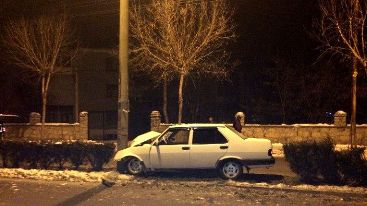 Van\'da Trafik Kazası; 1 Yaralı