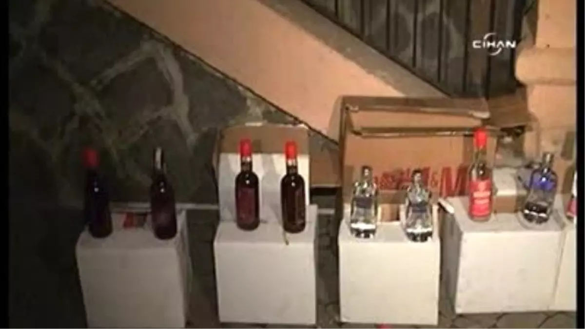 Kaçak İçki Satıcılarına Yılbaşı Öncesi Ağır Darbe