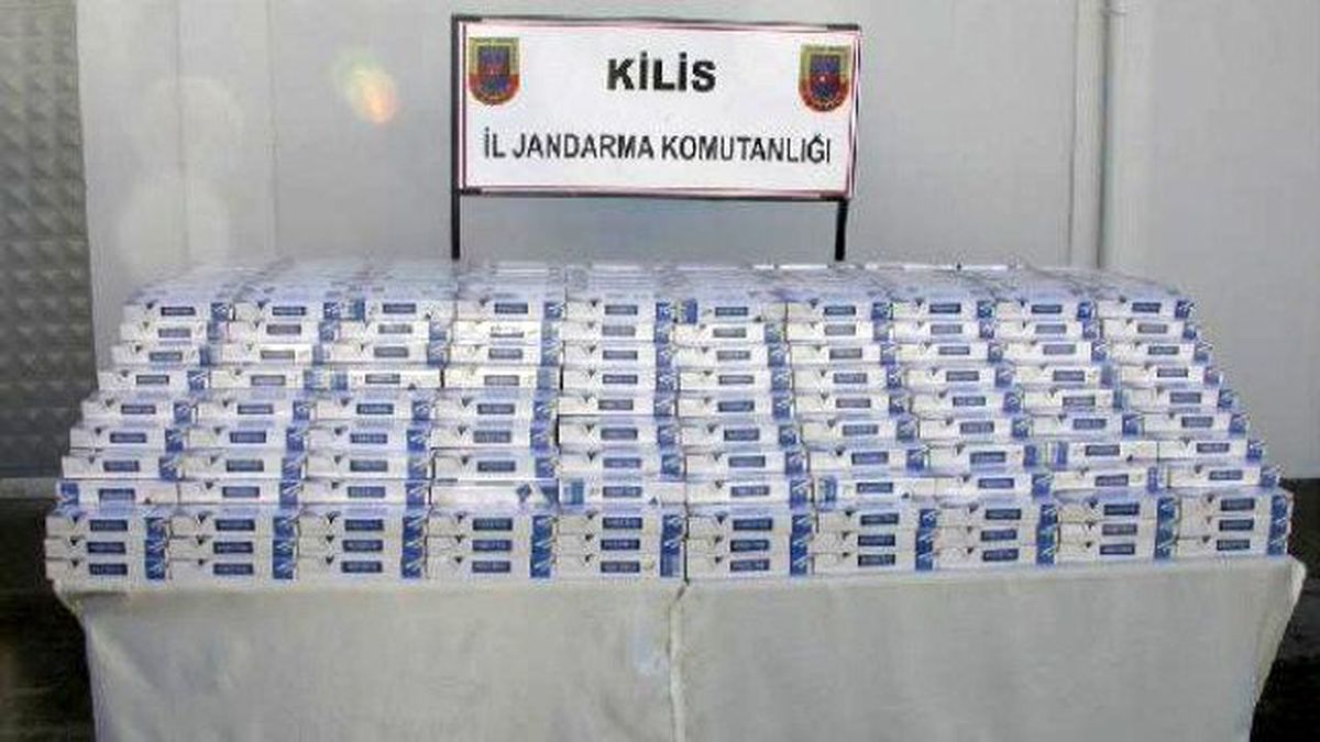 Suriye Sınırında Kaçak Sigara Ele Geçirildi