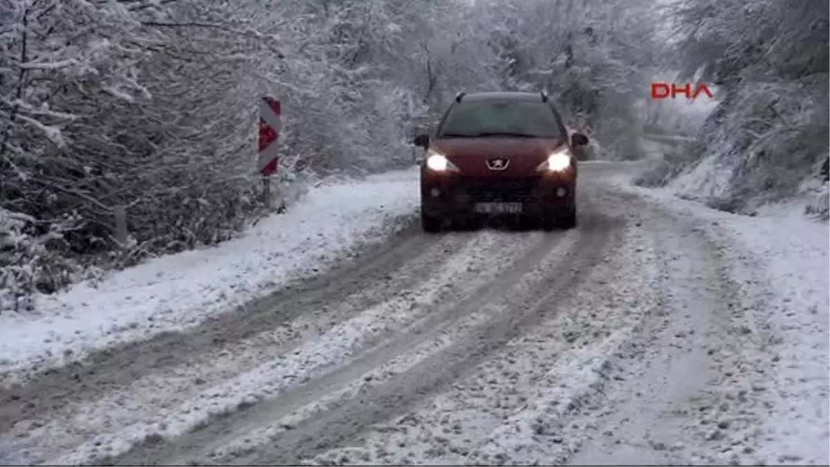 Bartın\'da Kar Ulaşımı Aksattı