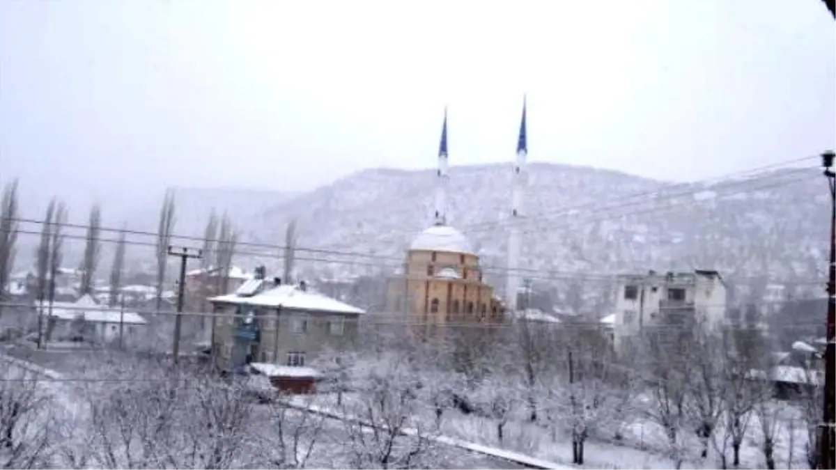 Bilecik\'in Gölpazarı İlçesine Yılın İlk Karı Düştü