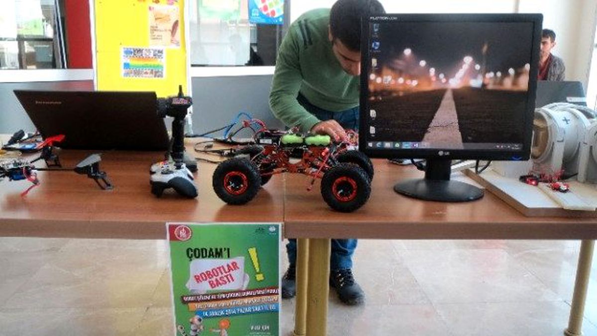 Çodam\'ı Robotlar Bastı