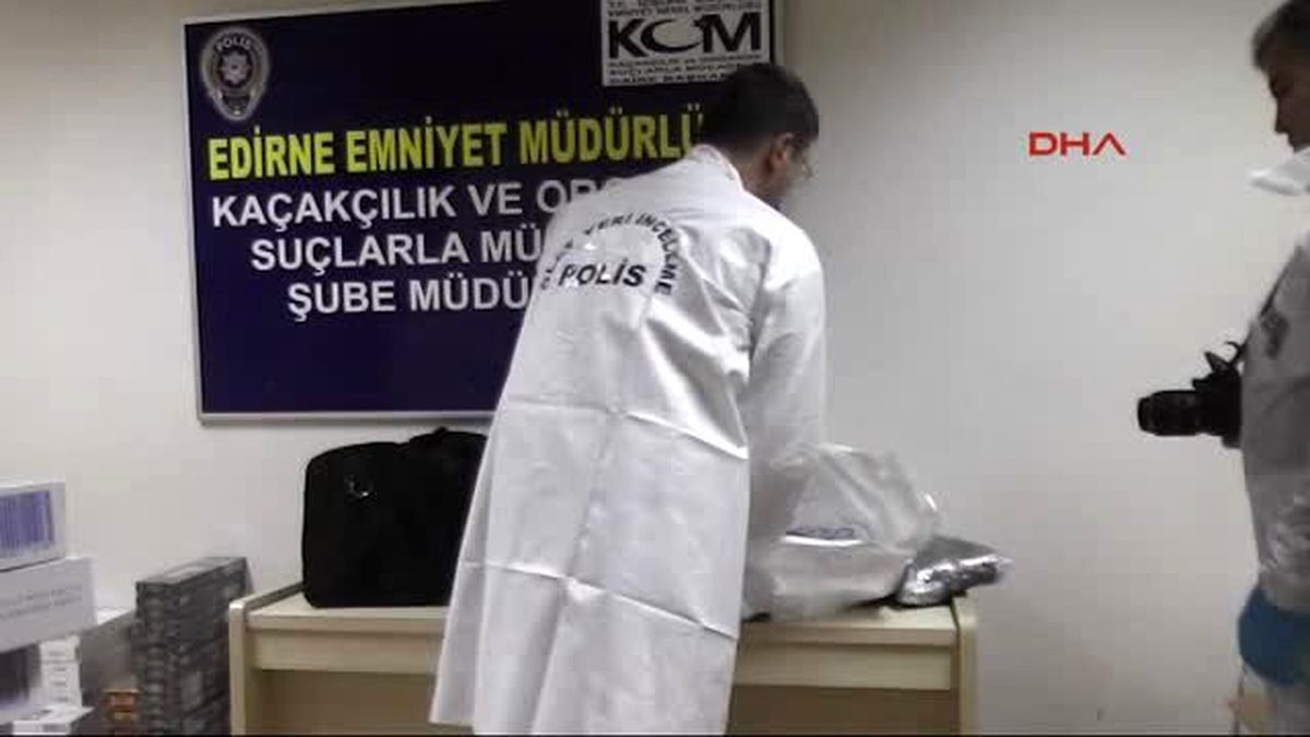 Edirne?de 200 Bin Ecstacy Hap Ele Geçirildi