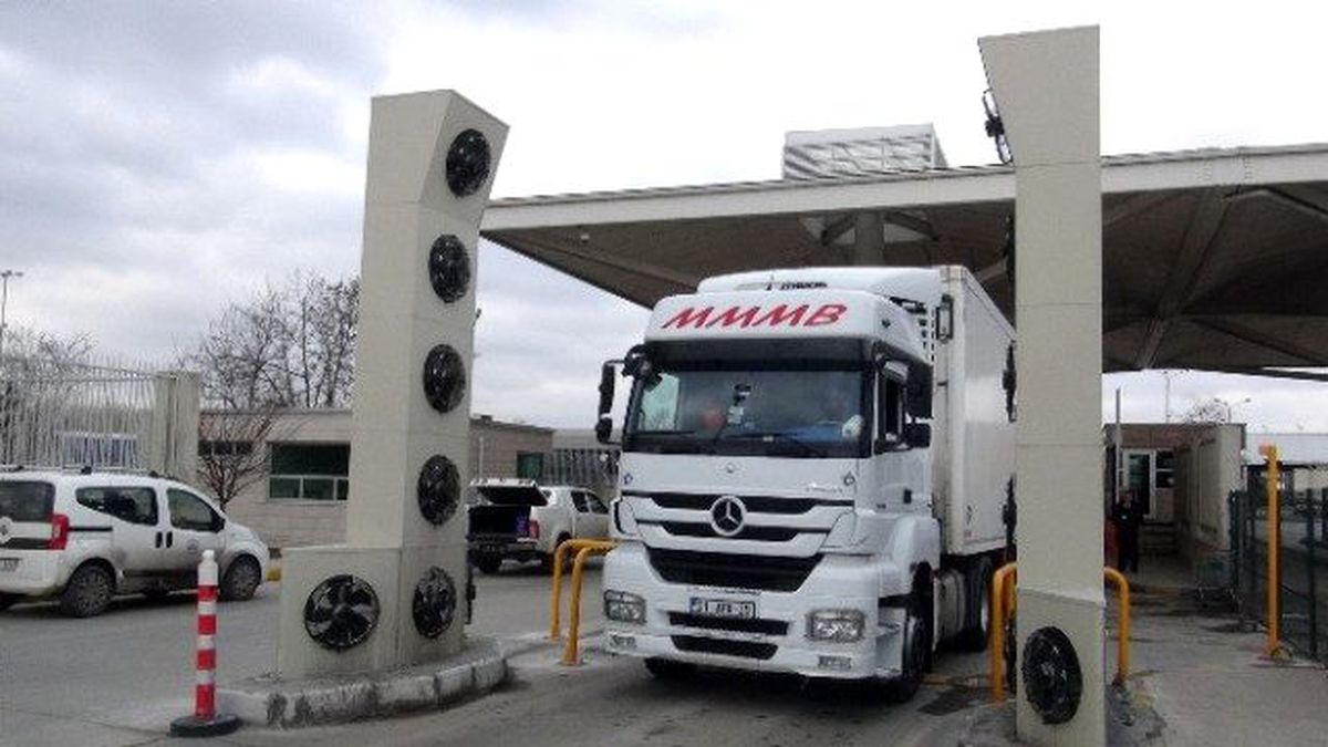 Kapıkule Sınır Kapısı\'na Yeni Dezenfeksiyon İstasyonu Kuruldu