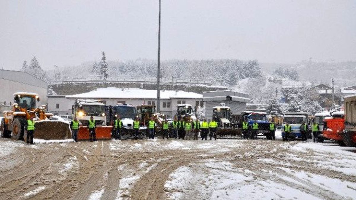 Kastamonu Belediyesi\'nde Kar Alarmı Verildi