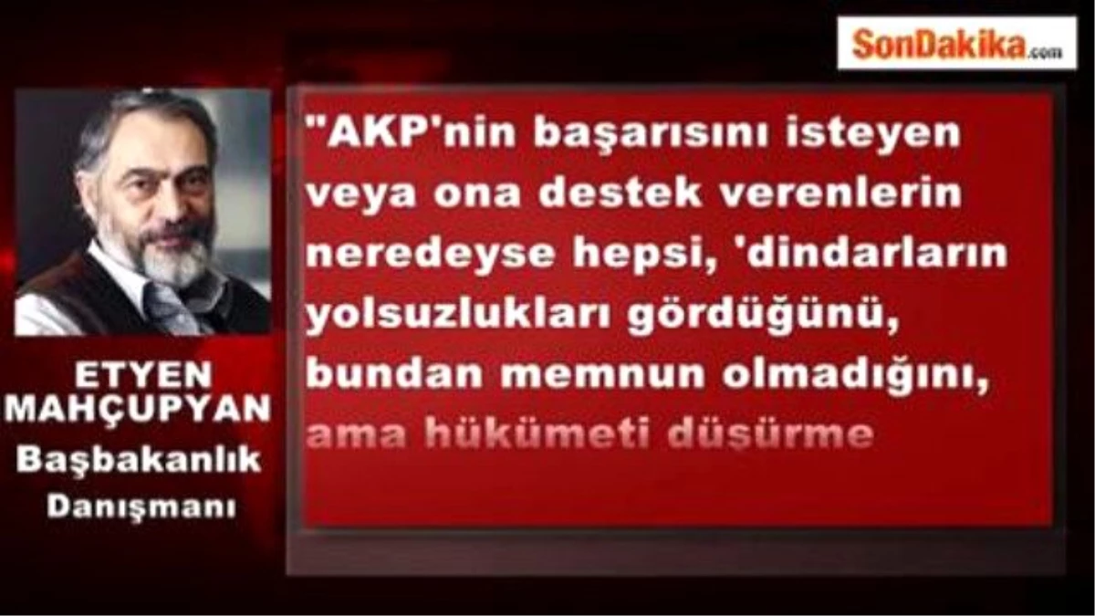 Mahçupyan\'a Göre, CHP\'nin AK Parti\'den Oy Alabilme Şartı