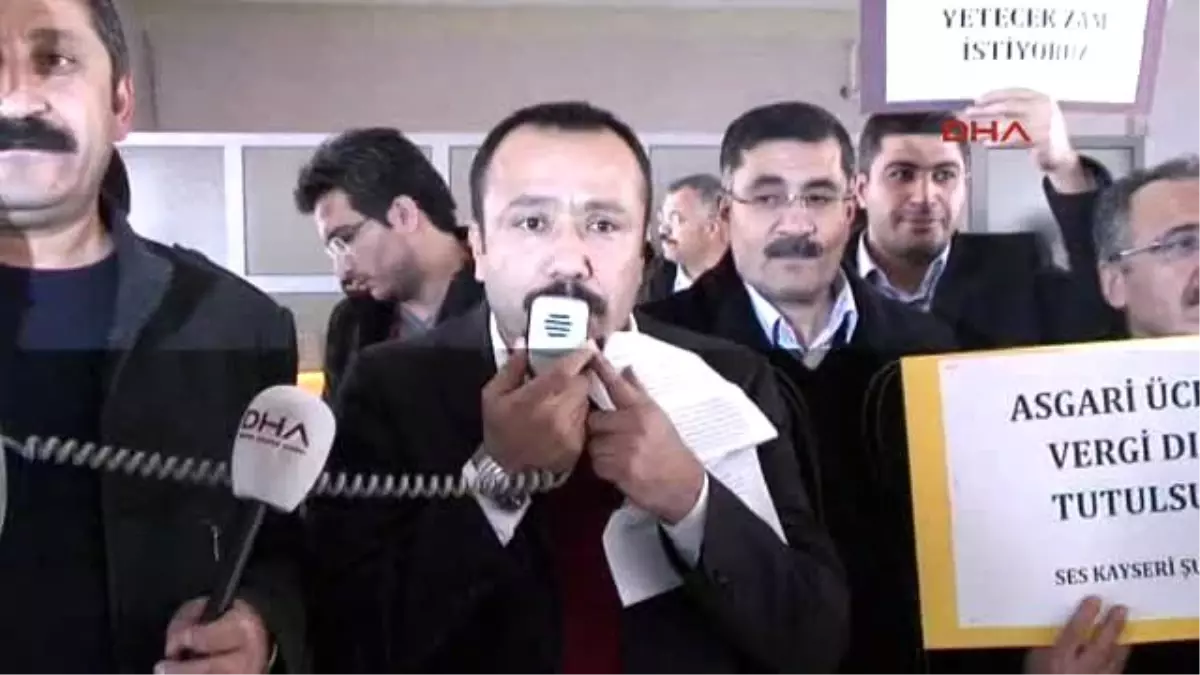 Kayseri Ses\'ten Yemekhanede Ücret Protestosu