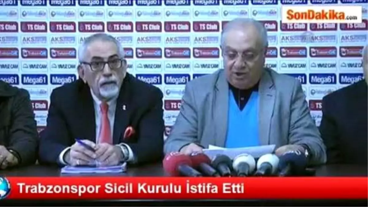 Trabzonspor Sicil Kurulu İstifa Etti