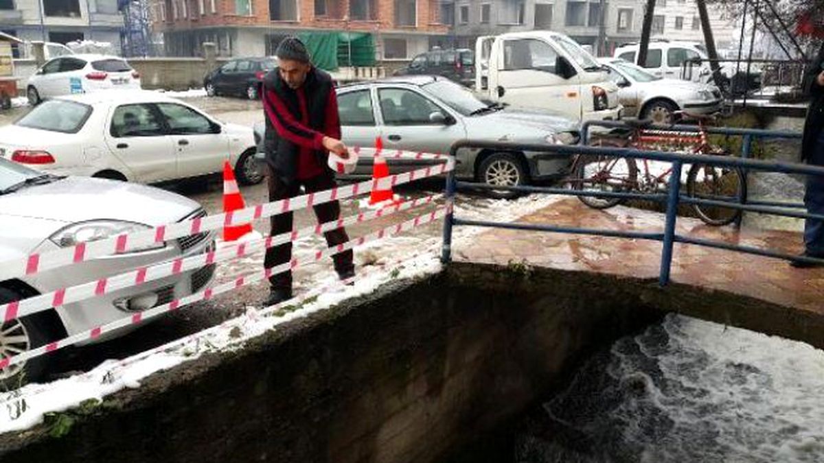 Dalgın Yürürken Dereye Düştü