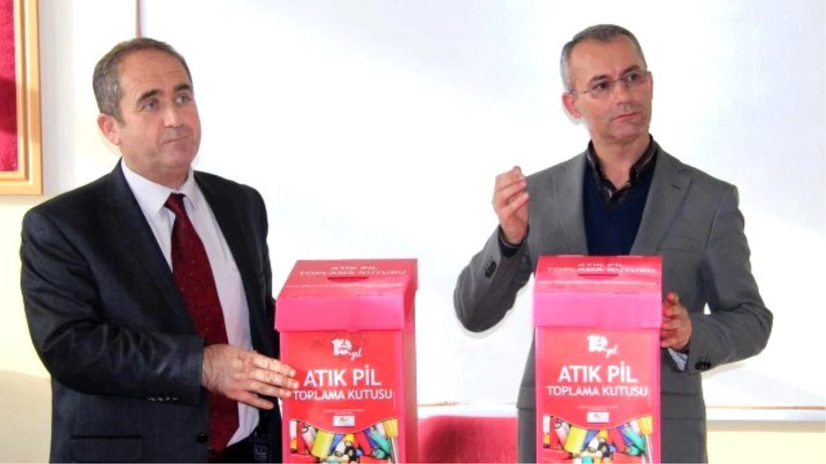 Ermenek Belediyesinden "Atık Pil Toplama Kampanyası"