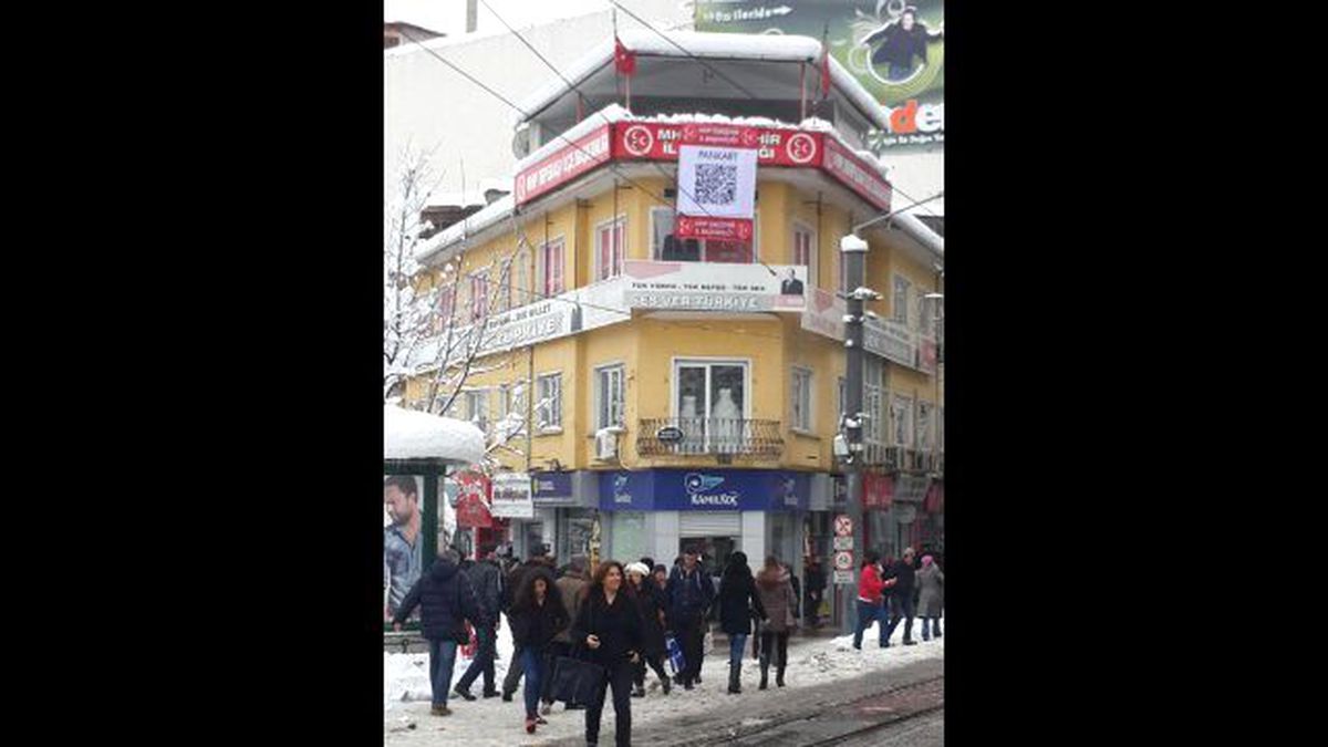 MHP Binasına Kodlu Pankart