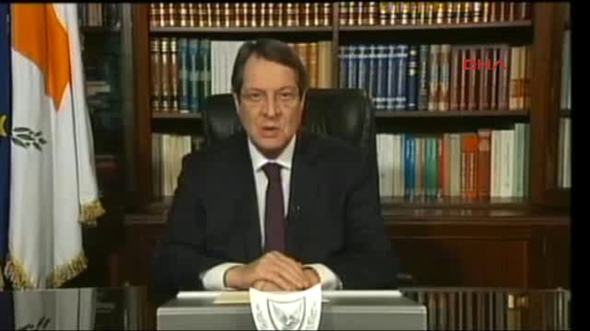 Rum Lider Anastasiadis\'ten Yeni Yıl Mesajı