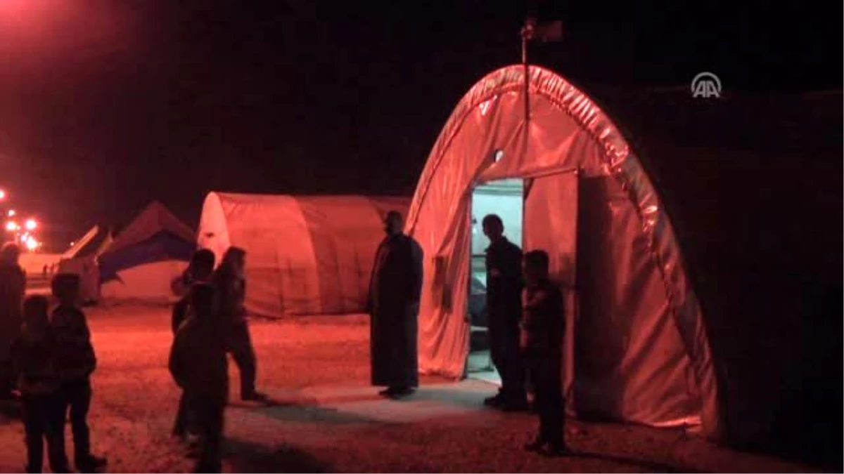 Akçakale\'deki Çadır Kentte Mevlit Kandili Programı