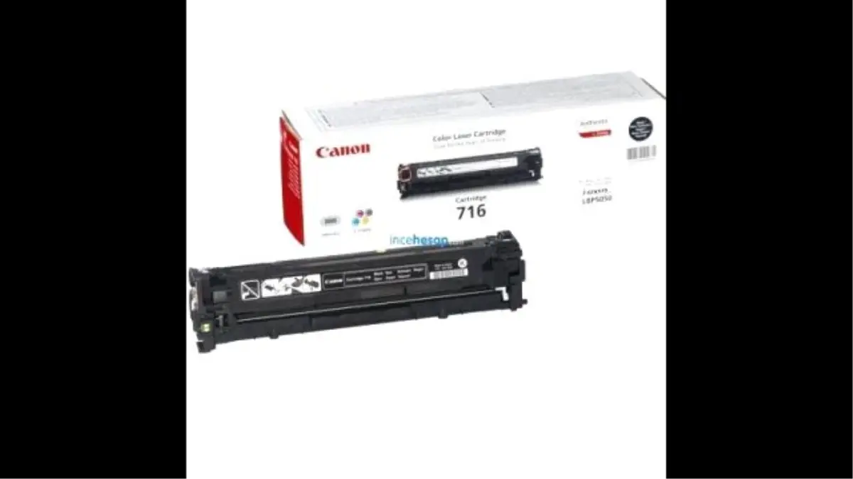 Canon Crg-716bk Siyah Toner (Lbp5050/mf8030/8050)