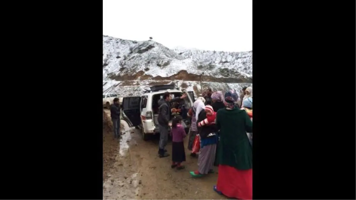 Damdan Düşen Kadın, Kar Nedeniyle Köyde Mahsur Kaldı