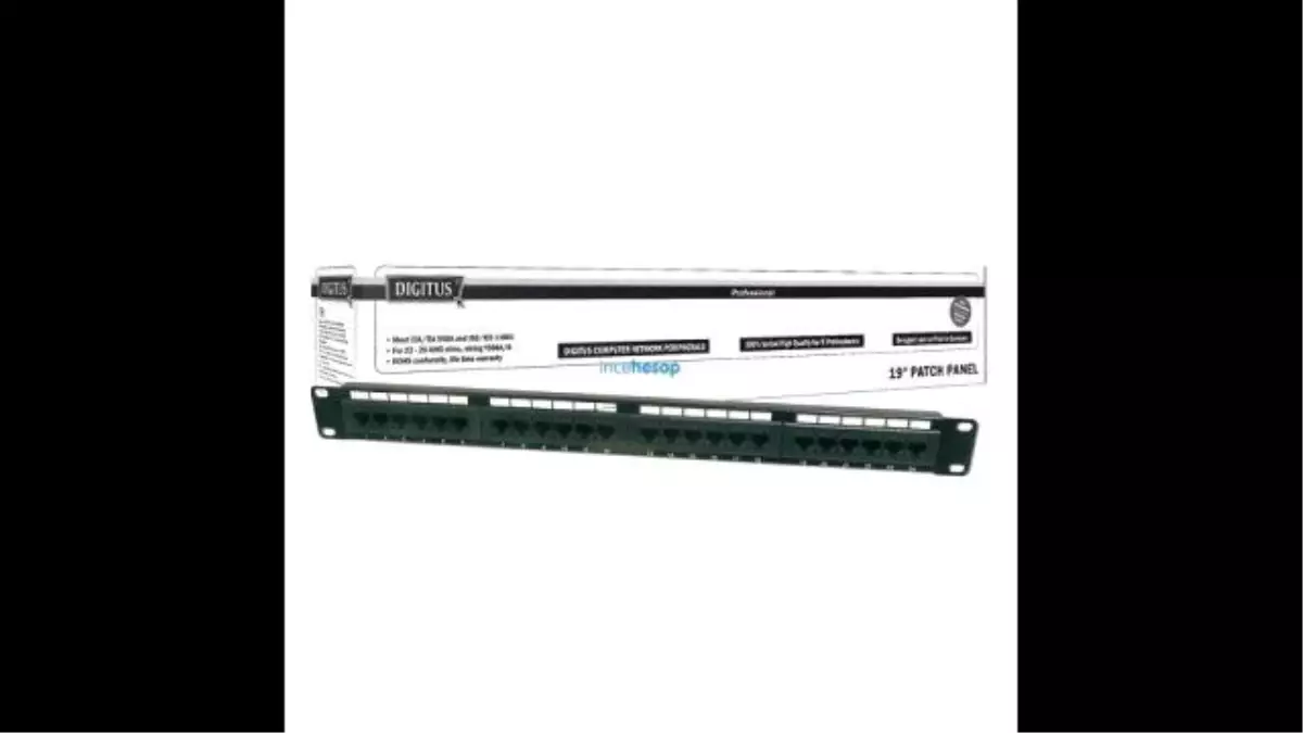 Digitus Dn-91624u 19" 24 Port Cat-6 Utp Patch Panel