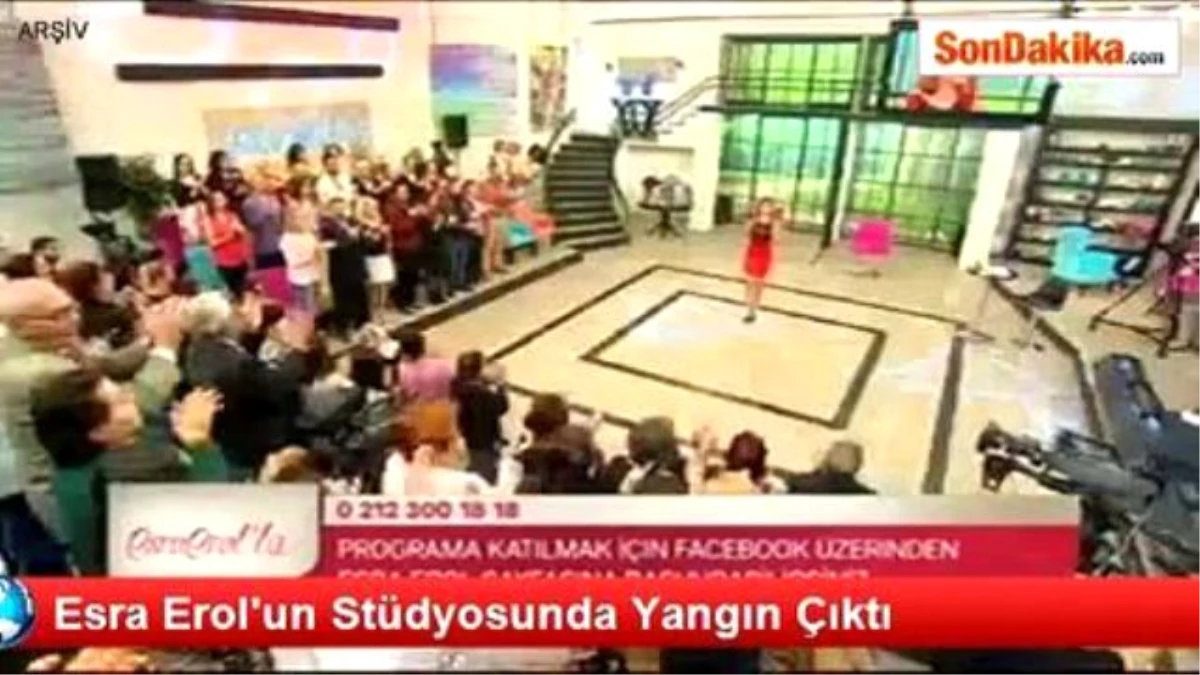 Esra Erol\'un Stüdyosunda Yangın Çıktı