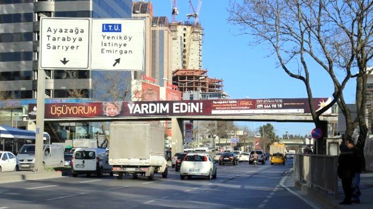 İTÜ Ayazağa Metro Önü Üst Geçidi Kaldırılıyor