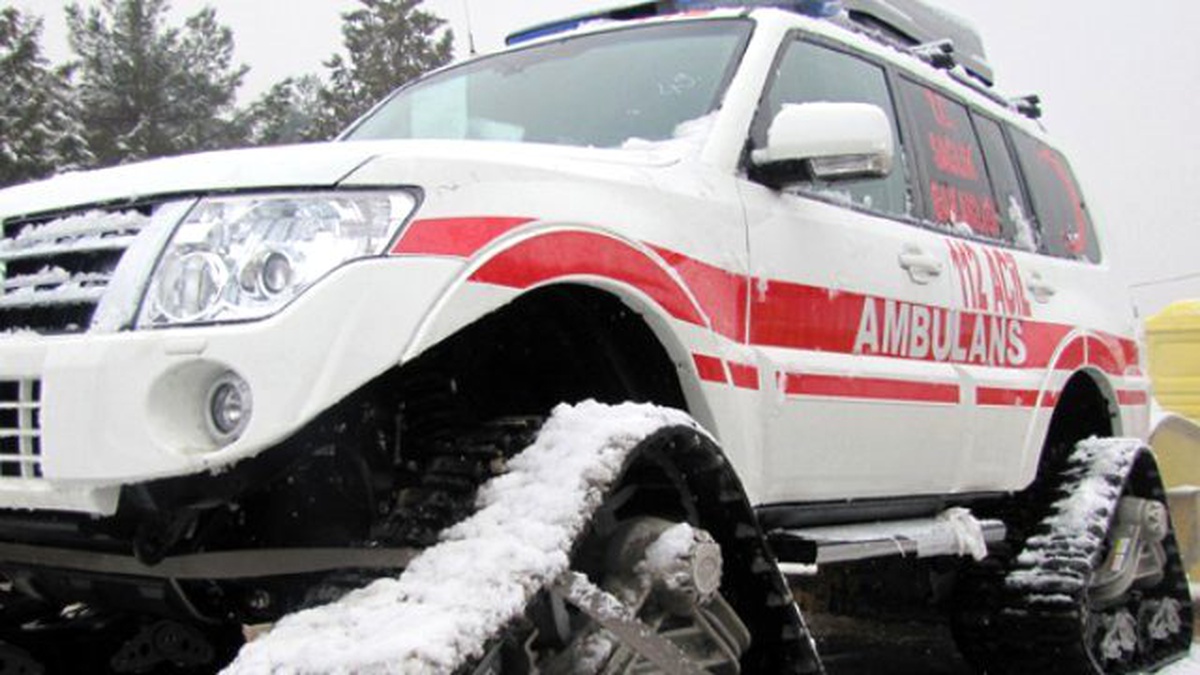 Paletli Ambulansla Hastaya Ulaştılar