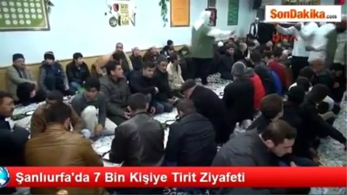 Şanlıurfa\'da 7 Bin Kişiye Tirit Ziyafeti