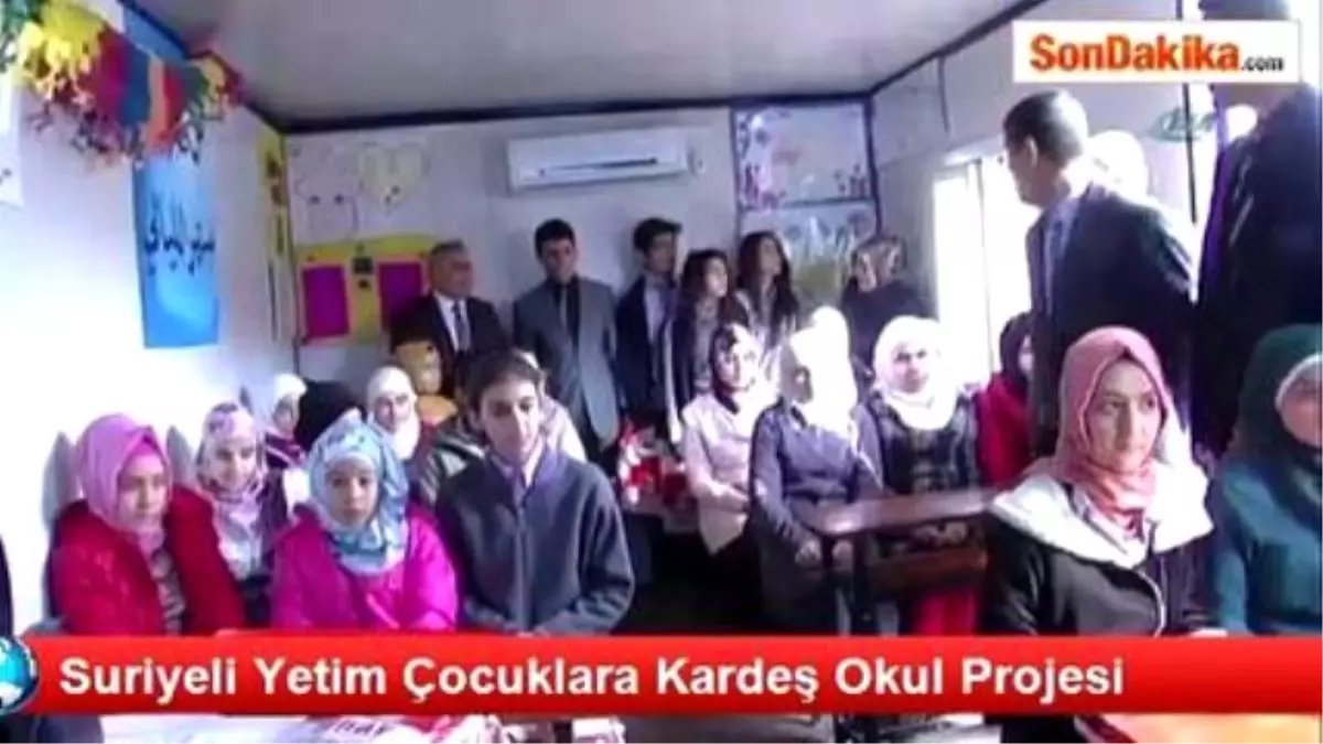 Suriyeli Yetim Çocuklara Kardeş Okul Projesi