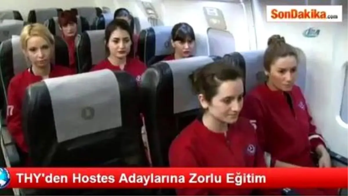 THY\'den Hostes Adaylarına Zorlu Eğitim