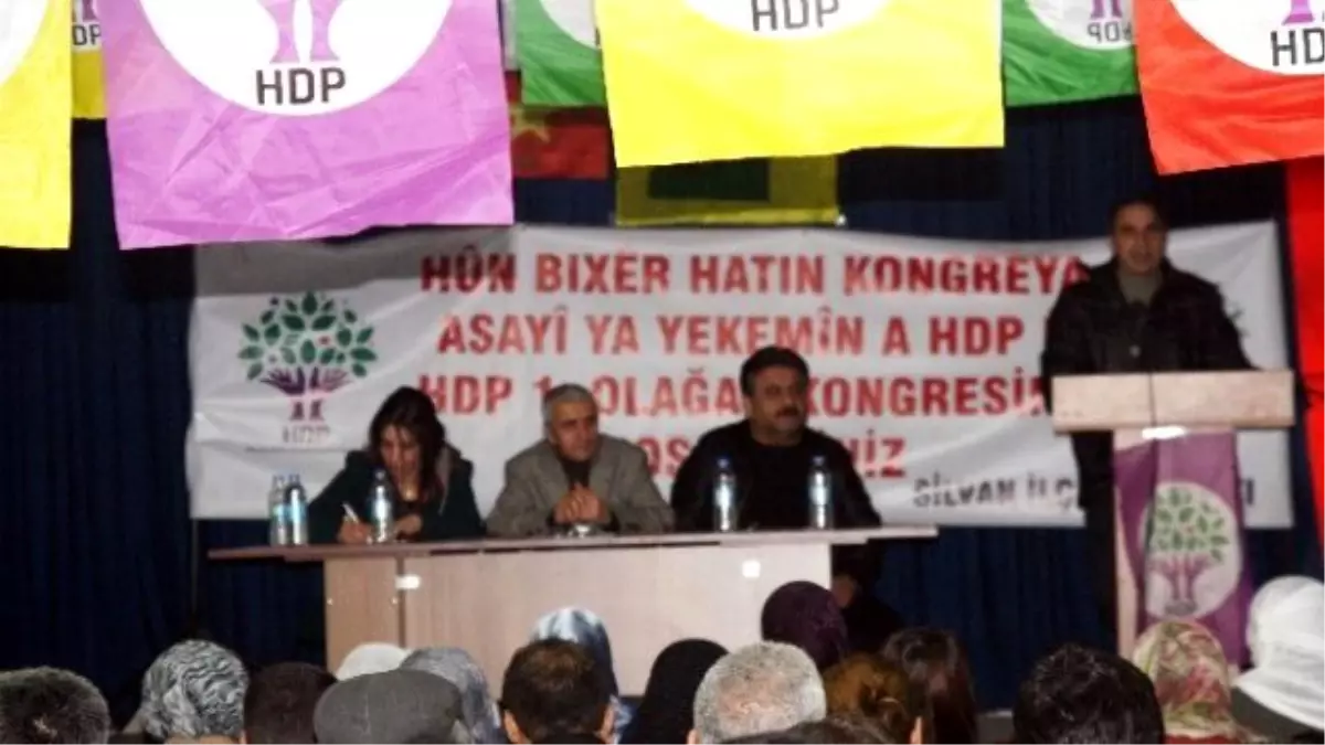 Hdp Silvan İlçe Teşkilatı 1. Olağan Kongresi Yapıldı