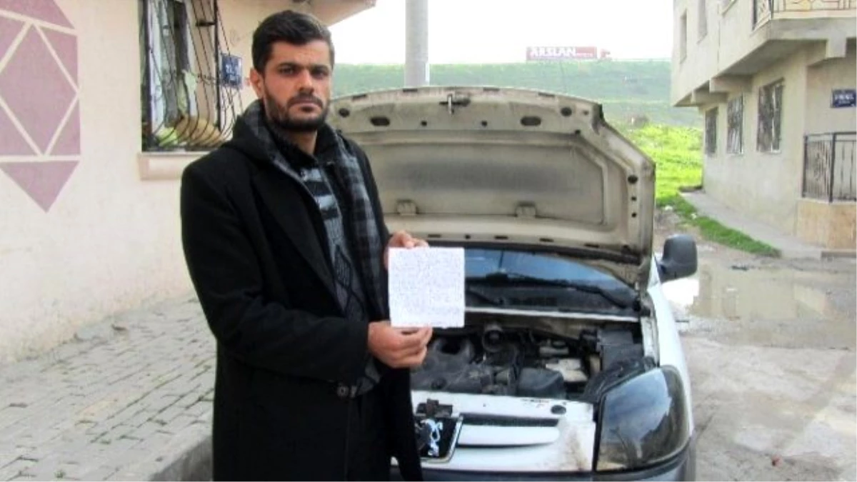 PKK, Tehdit Mektubu Gönderdiği Hüda-Par Başkanı\'nın Aracını Kurşunladı