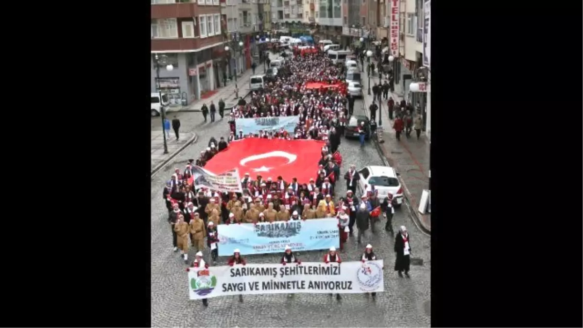 Rize, Sarıkamış Şehitleri İçin Yürüdü