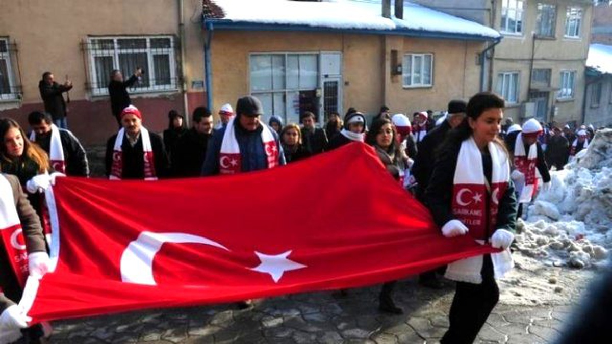 Sarıkamış Şehitleri İçin Yürüyüş Düzenlendi