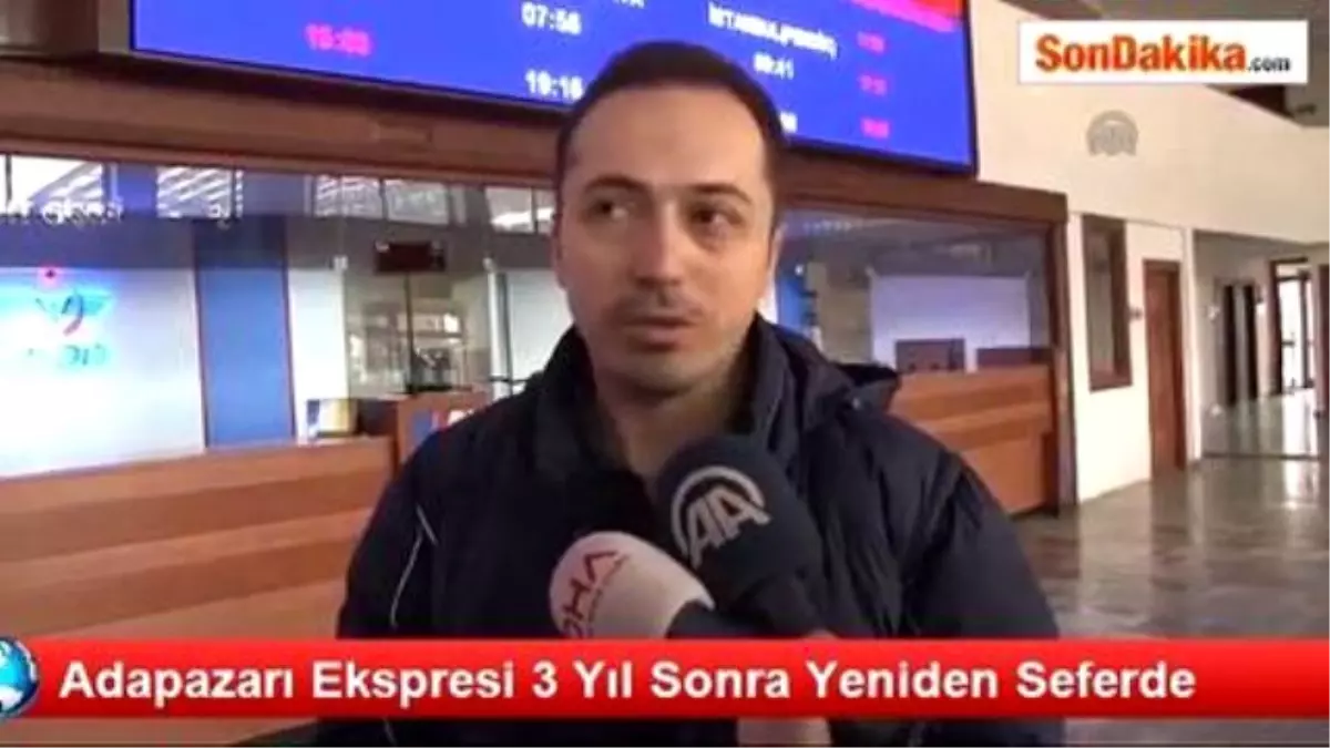 Adapazarı Ekspresi 3 Yıl Sonra Yeniden Seferde