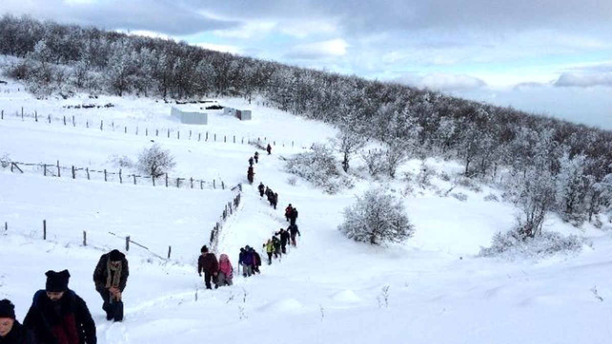 Dağcılar 2015\'in İlk Kış Yürüyüşünü Gerçekleştirdi