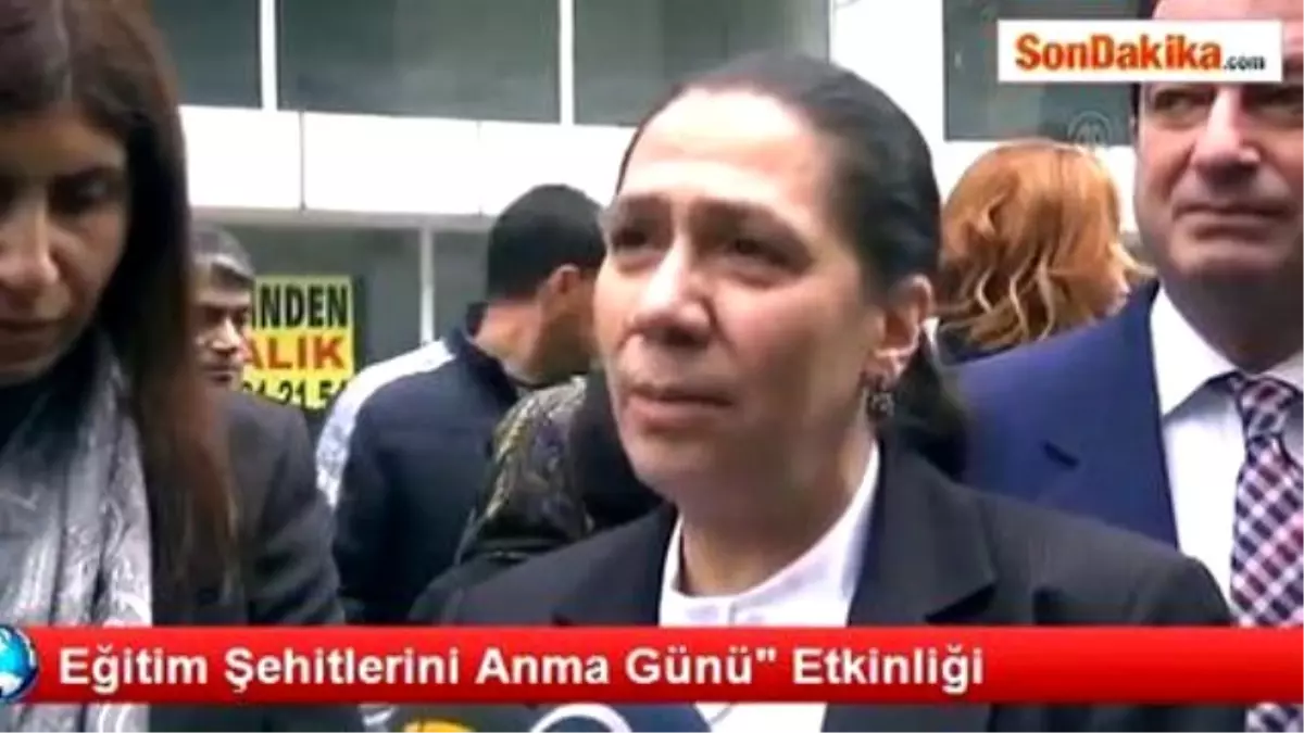 Eğitim Şehitlerini Anma Günü" Etkinliği