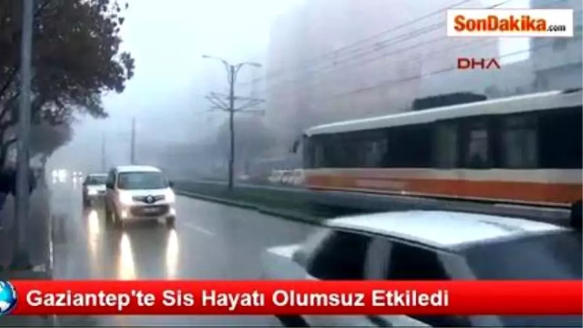 Gaziantep\'te Sis Hayatı Olumsuz Etkiledi