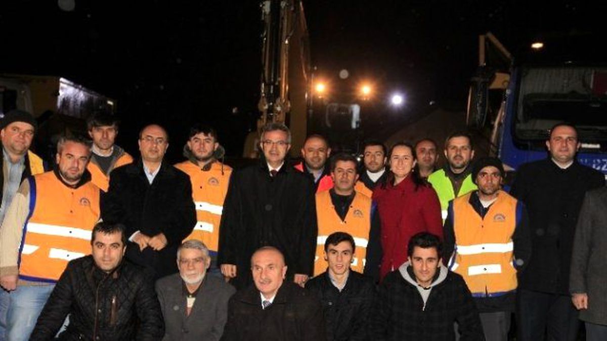 Gebze Kar Ekipleri Teyakkuzda