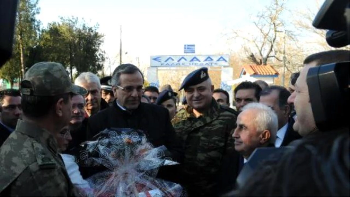 Yunanistan Başbakanı Samaras\'tan Sınırda Yeni Yıl Jesti