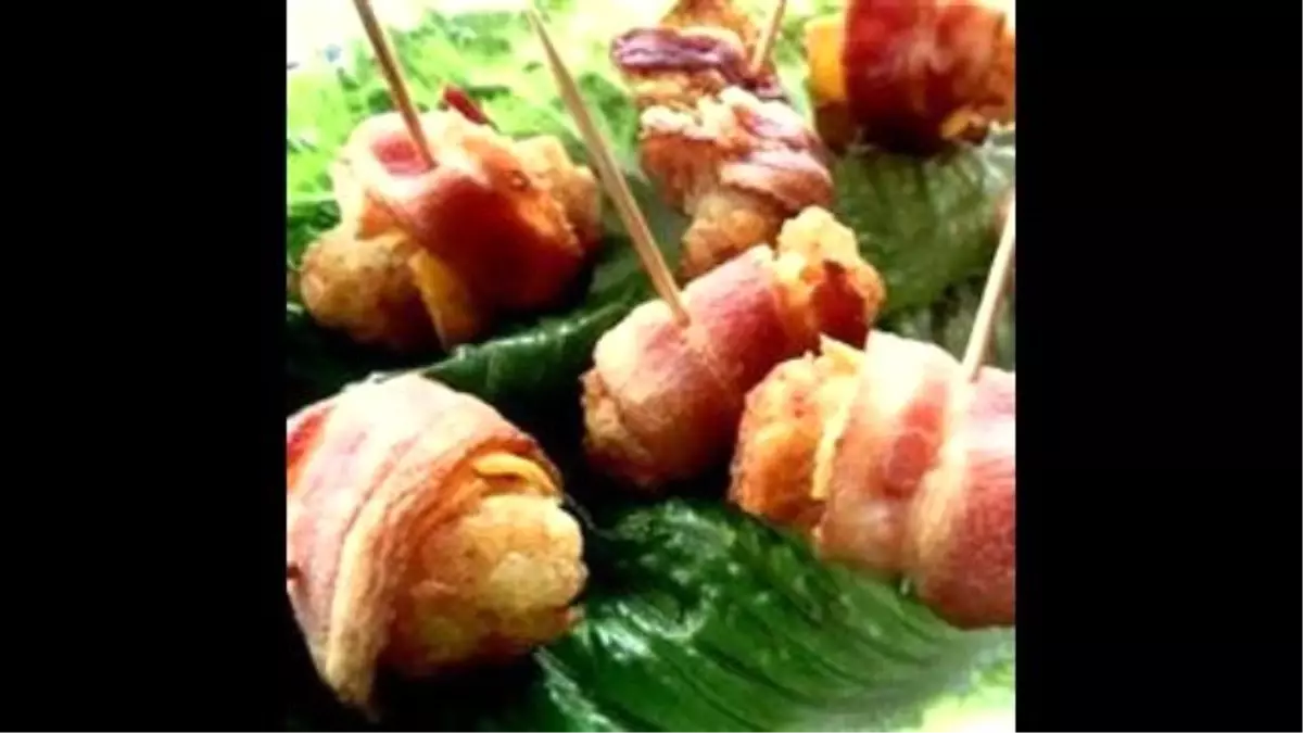 Bacon Wrapped Tater Tots