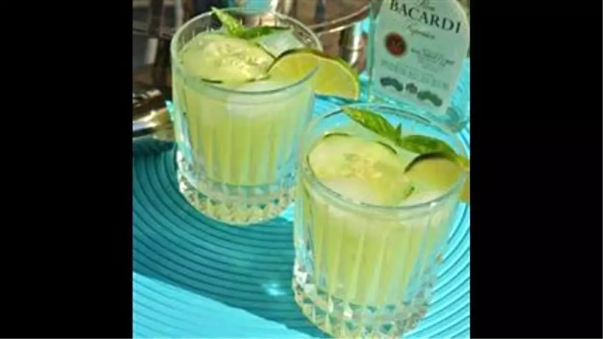 Basil-Cucumber Mojito