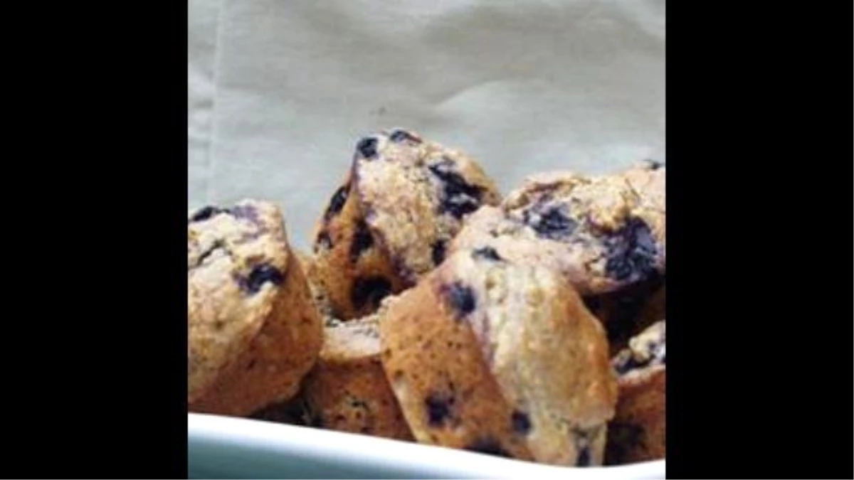 Black And Blueberry Muffins