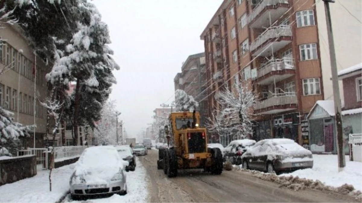 Çorum\'da Kar Yağışı